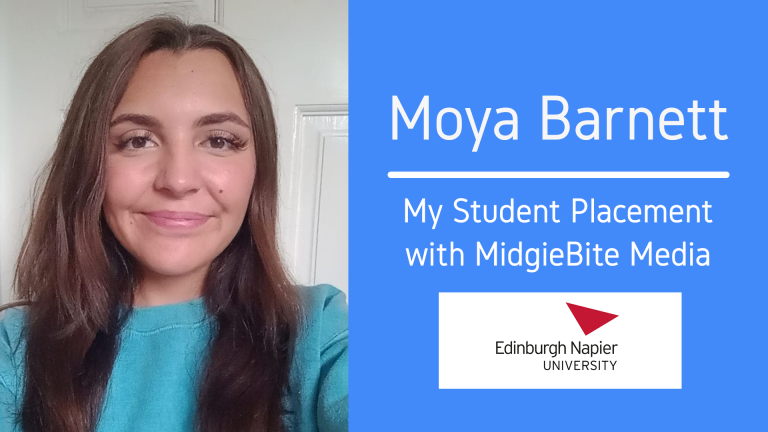 ‘My Student Placement at MidgieBite’, by Moya Barnett